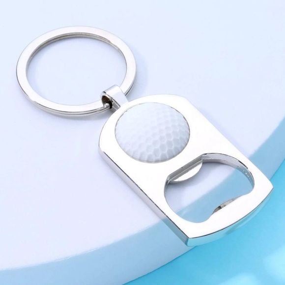 New Bottle Opener Golf Keychain Present Trending Golfer Stocking Stuffer Gift - Picture 1 of 5